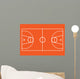 Basketball Pitch Wall Decal