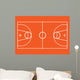Basketball Pitch Wall Decal