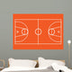 Basketball Pitch Wall Decal