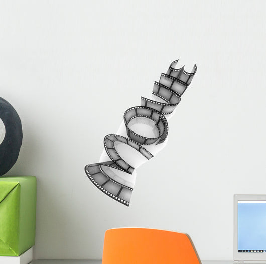 Filmstrip Movie Lettering Wall Decal