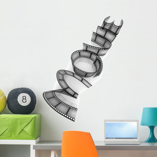 Filmstrip Movie Lettering Wall Decal