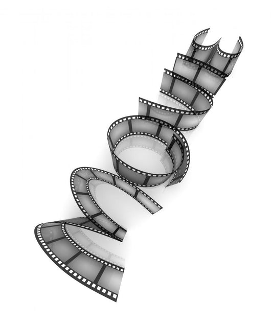 Filmstrip Movie Lettering Wall Decal