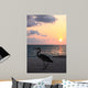 Heron Sunset Wall Decal