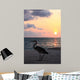 Heron Sunset Wall Decal