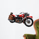 Motorcycle White Wall Decal