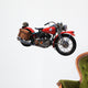 Motorcycle White Wall Decal