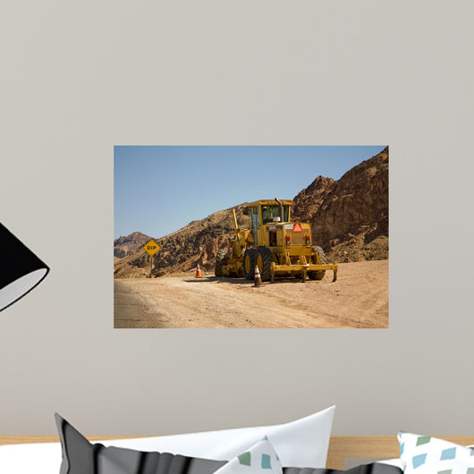 Artists Drive Construction Machines Wall Decal