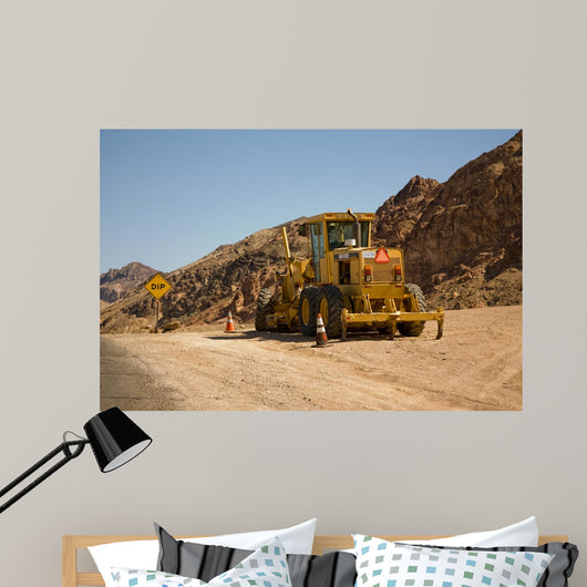 Artists Drive Construction Machines Wall Decal