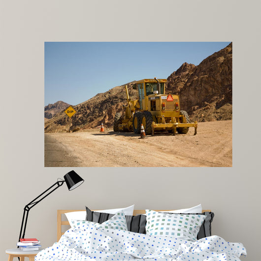 Artists Drive Construction Machines Wall Decal