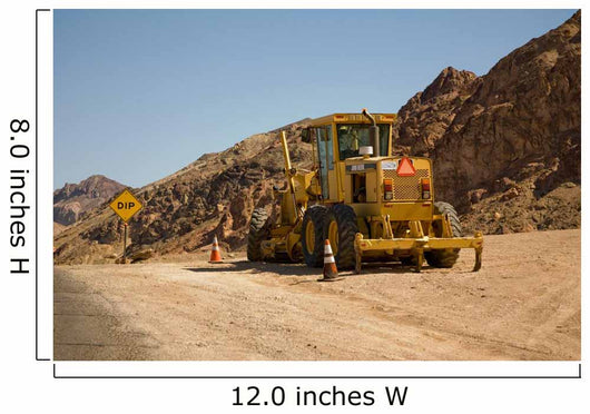 Artists Drive Construction Machines Wall Decal