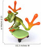 Frog Skateboard Wall Decal Design 2