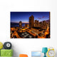 Night over Honolulu Wall Decal