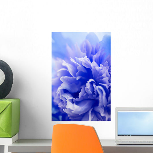 abstract blue flower background Wall Mural