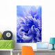 abstract blue flower background Wall Mural