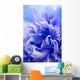 abstract blue flower background Wall Mural