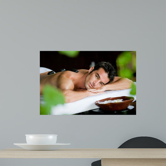 Man Spa Wall Decal
