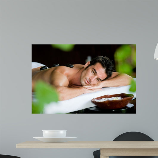 Man Spa Wall Decal