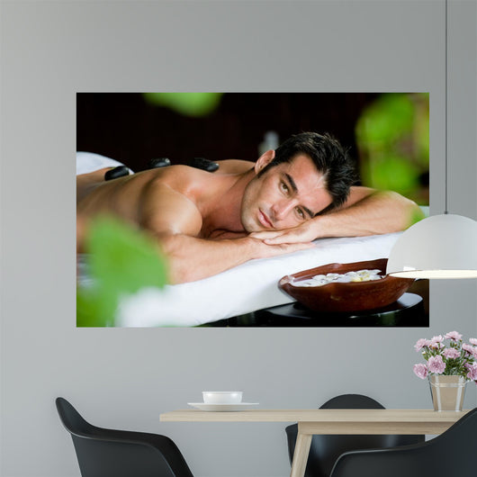 Man Spa Wall Decal