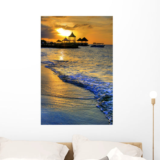 Pier Montego Bay Jamaica Wall Decal Design 2