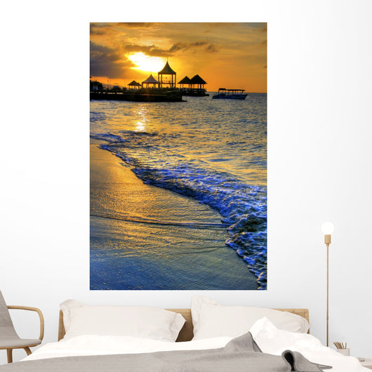 Pier Montego Bay Jamaica Wall Decal Design 2