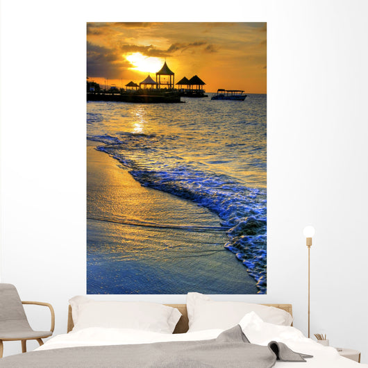 Pier Montego Bay Jamaica Wall Decal Design 2