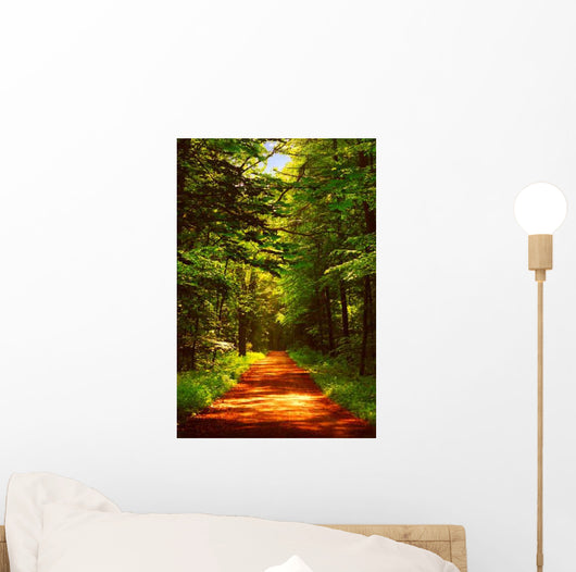 Waldweg Romantisch Romantic Wood Wall Decal