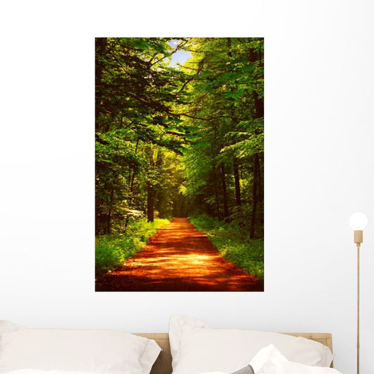 Waldweg Romantisch Romantic Wood Wall Decal