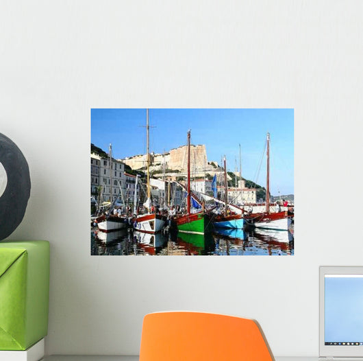 Sailboat Bonifacio Wall Decal