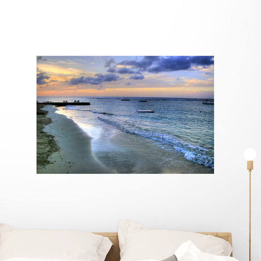 Pier Beach Montego Bay Wall Decal Design 2