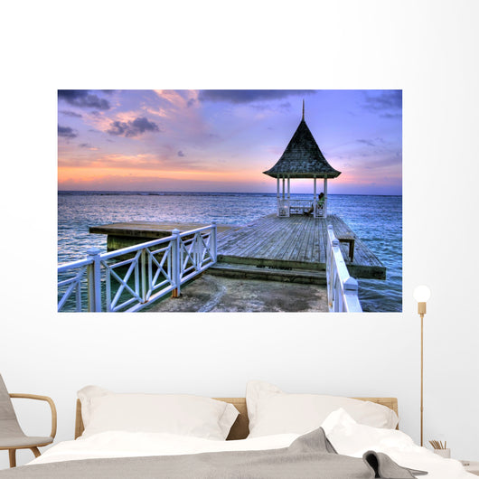 Montego Bay Pier Caribbean Wall Decal