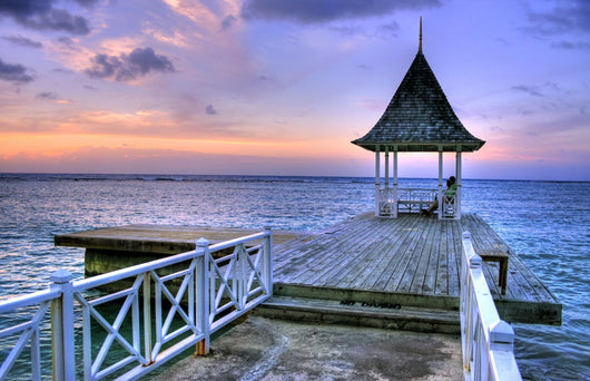 Montego Bay Pier Caribbean Wall Decal