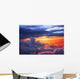 Sunset above Clouds Wall Decal