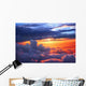 Sunset above Clouds Wall Decal
