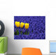Three Yellow Tulips Wall Decal