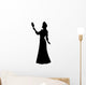 Fantasy Silhouettes Fabled Princess Wall Decal