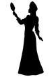 Fantasy Silhouettes Fabled Princess Wall Decal