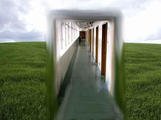 Transcendent Corridor Wall Decal