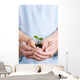 Seedling Hands Wall Decal