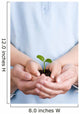 Seedling Hands Wall Decal