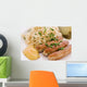 Bratwurst with Sauerkraut Wall Decal