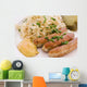 Bratwurst with Sauerkraut Wall Decal