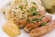 Bratwurst with Sauerkraut Wall Decal