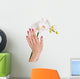 Hand with Pink Manicure Wall Decal