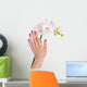 Hand with Pink Manicure Wall Decal