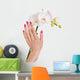 Hand with Pink Manicure Wall Decal