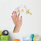 Hand with Pink Manicure Wall Decal