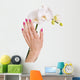 Hand with Pink Manicure Wall Decal