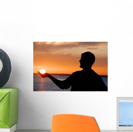 Touching Sun Wall Decal