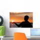 Touching Sun Wall Decal
