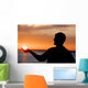 Touching Sun Wall Decal